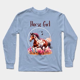 Horse Girl Tee Long Sleeve T-Shirt